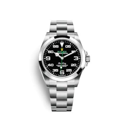 rolex air king case diameter|rolex air king 40 mm.